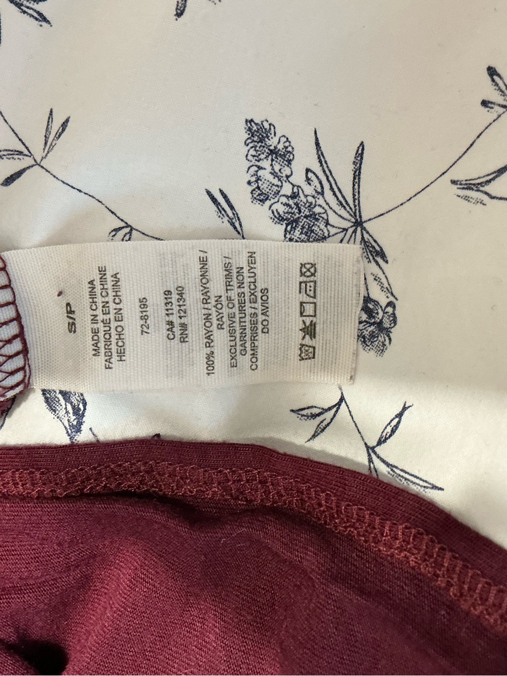 Garage Sleeveless Racerback Maxi Dress in Deep Burgundy - Picture 4 of 4